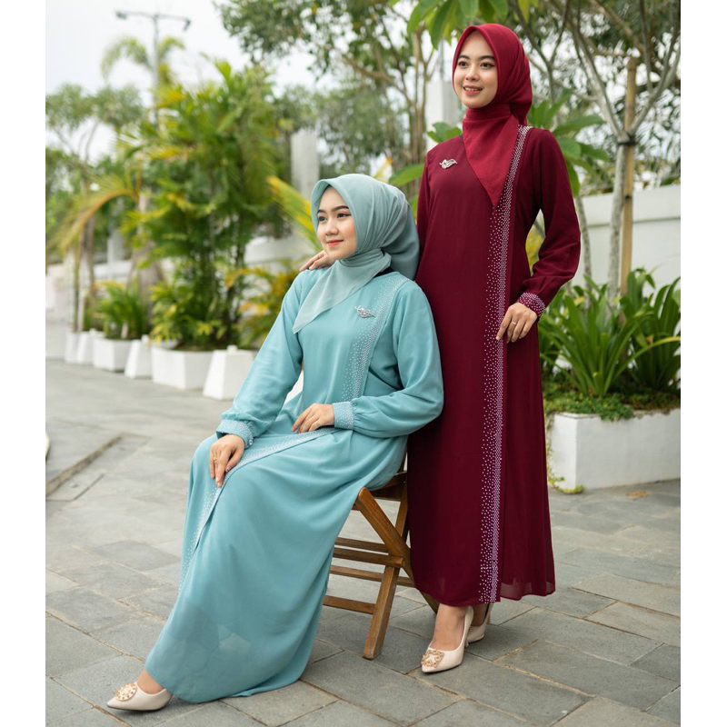 BAJU KURUNG MALAYSIA - GAMIS LEBARAN - GAMIS WANITA CERUTY PAYET- DRESS MUSLIM PESTA - BAJU PAYET