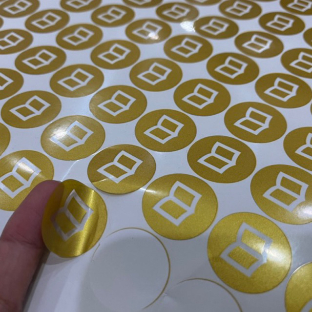 

STICKER LABEL TINTA PUTIH | TINTA SILVER | TINTA GOLD