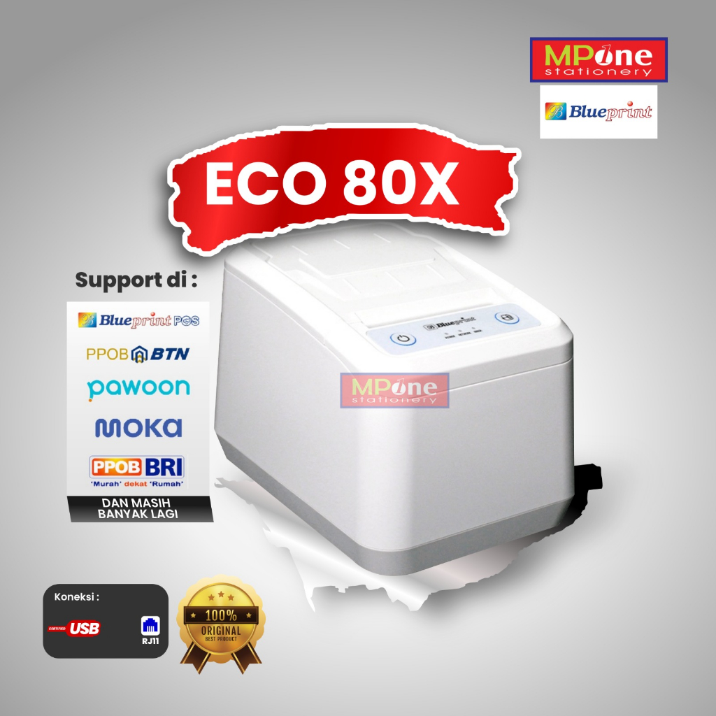 Printer Thermal / Printer Thermal Dekstop BLUEPRINT 80mm ECO 80X / ECO80X USB