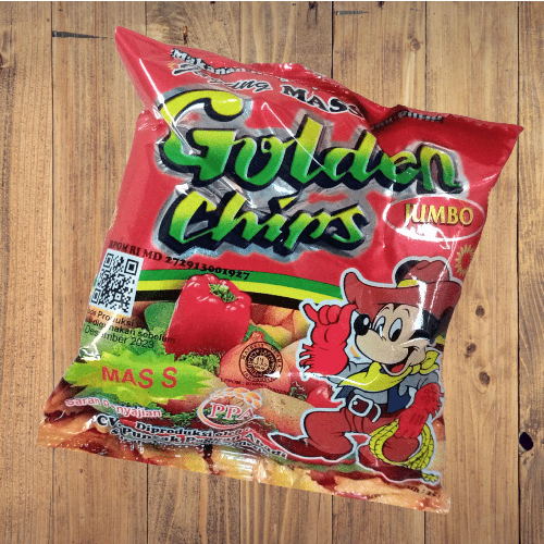 

GOLDEN CHIPS JAGUNG MASS SNACK PER 1 BIJI (GRAN)