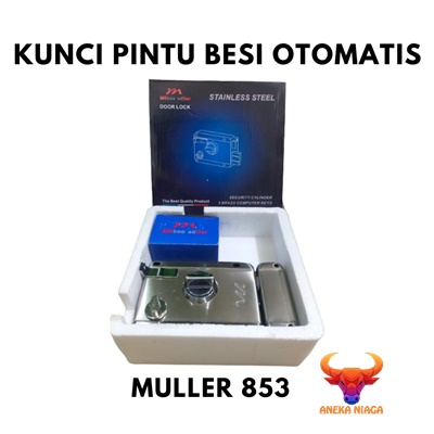 aneka-MULLER Kunci Otomatis 853 SS Stainless / Pintu Besi Gerbang / Garasi