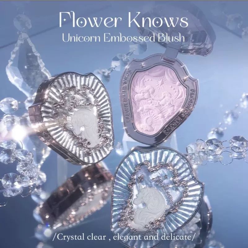 Flower Knows Unicorn Series Embossed Blush / Blush On