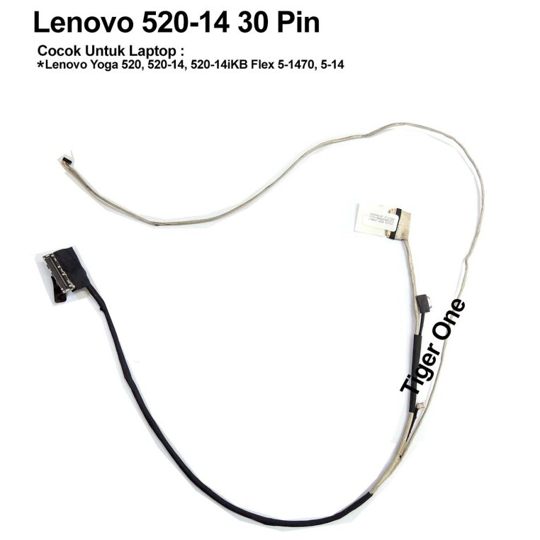 XL50 Cocok untuk Kabel Flexible fleksibel LCD LED Lenovo Flex 5-1470 5-14 DC02002R