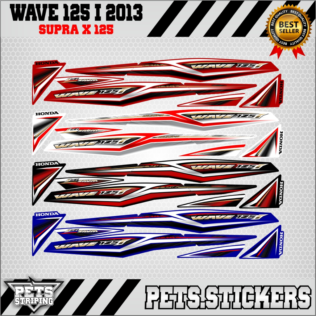 STRIPING SUPRA X 125 2013  striping wave 125i 2013