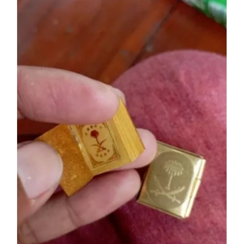 Al Qur'an Stambul Tinta emas asli (Barang ANTIK)
