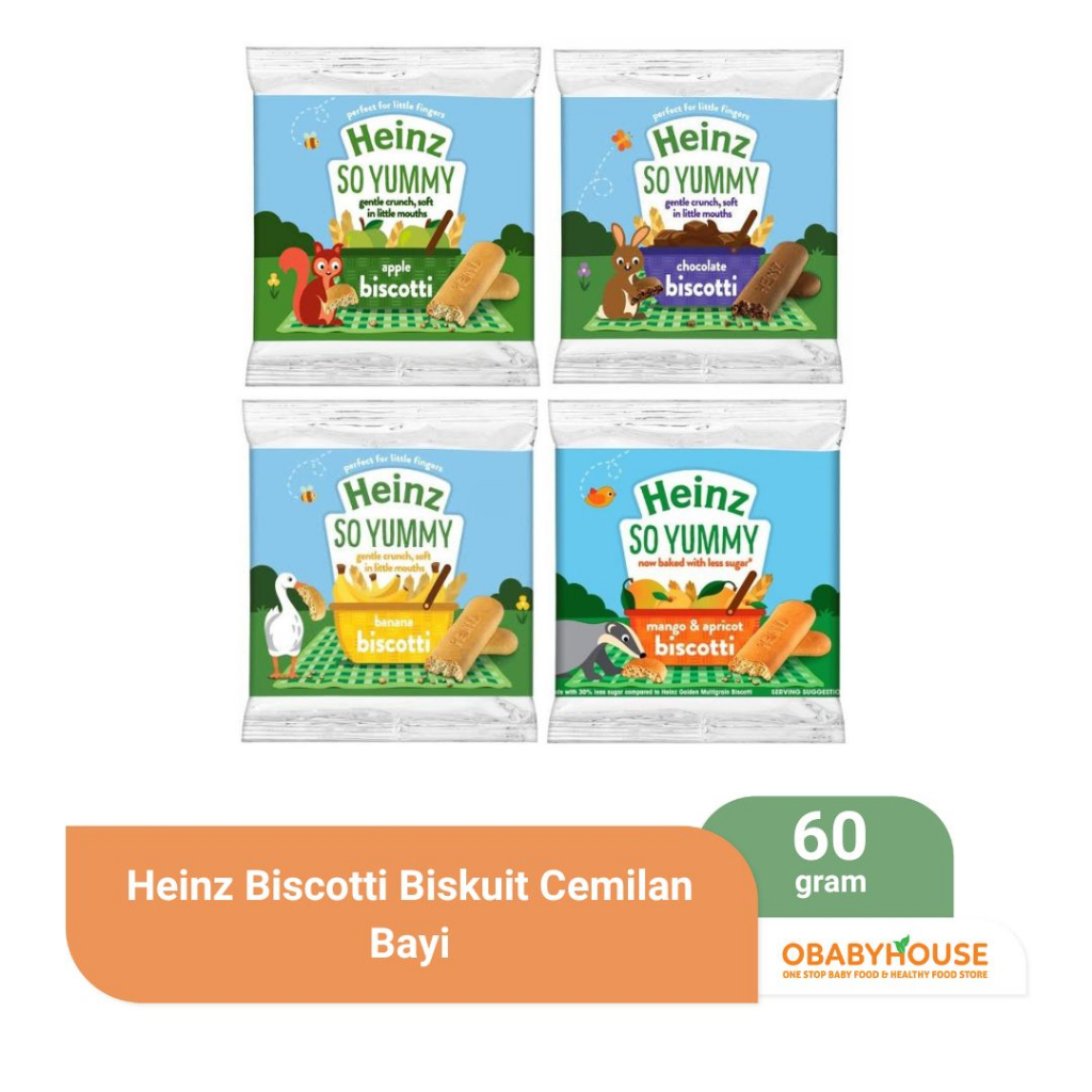 Heinz Biscotti Biskuit Cemilan Bayi 60 gr