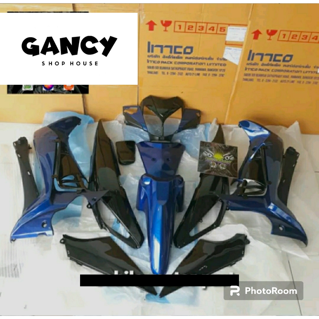 ID FULL SET BODY HALUS DAN KASAR HONDA SUPRA X 125R KARBU BATMAN BIRU HITAM SILVER MERAH 2007-2013