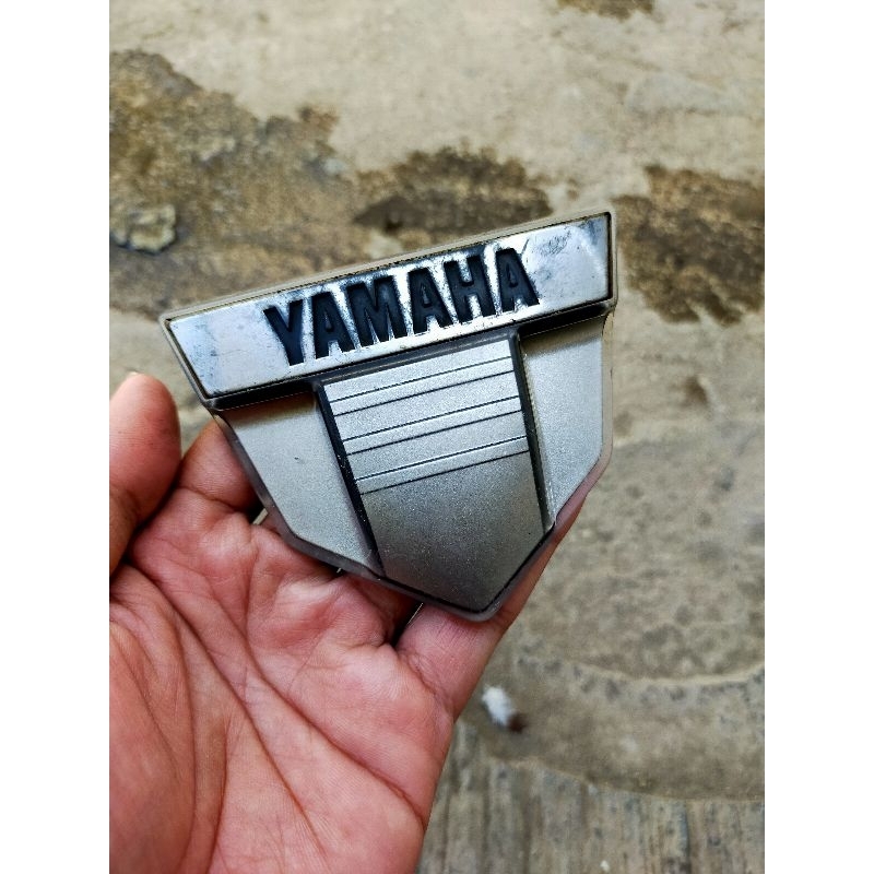 Emblem Logo Dasi Yamaha Crypton Original Bekas Copotan Motor Second 2nd