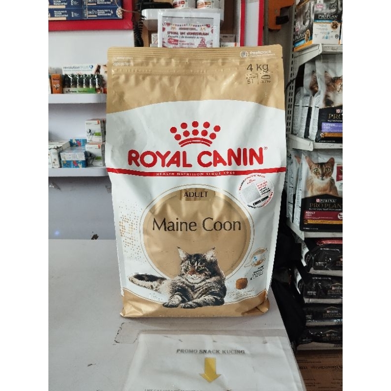 Makanan Kucing Royal Canin Mainecoon adult 4kg freshpack/ RC mainecoon adult/ royal canin Maine coon dryfood