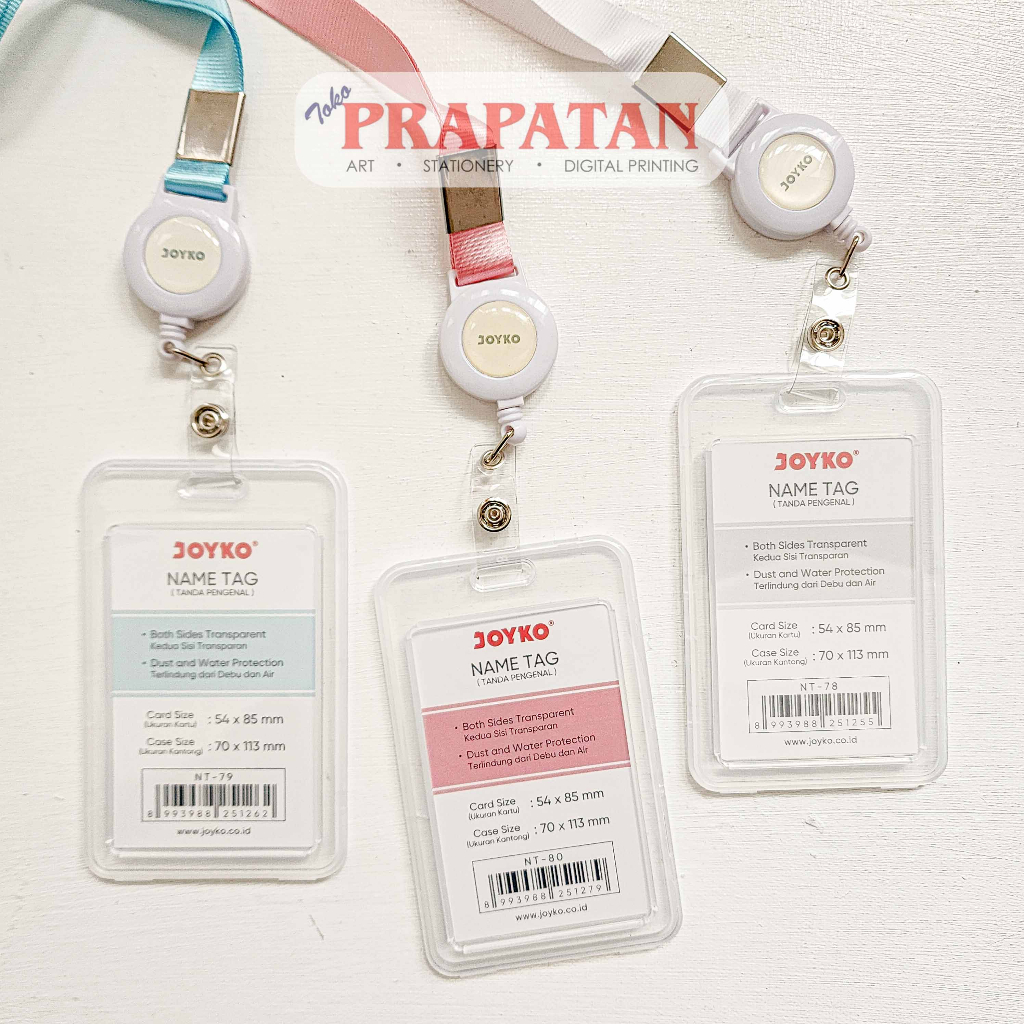 

Joyko Name Tag NT-78~80 | Gantungan Kartu Nama