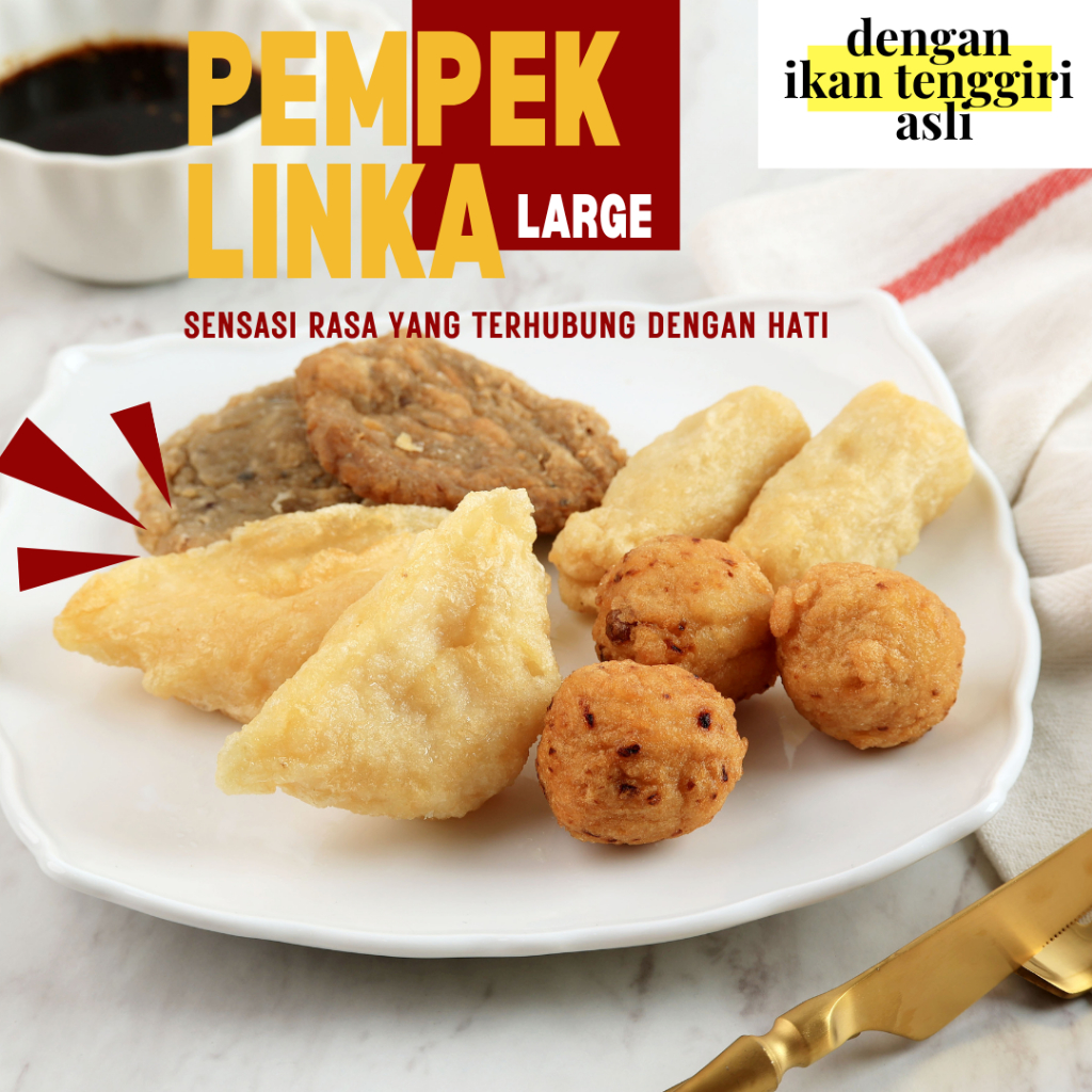 

Pempek Palembang Tenggiri Asli | Pempek Linka | Paket Large | Pempek Frozen | Empek Empek | Pempek Frozen