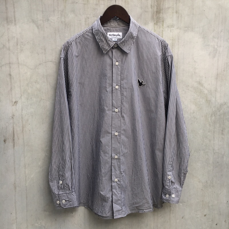 Kemeja Formal by Mark Gonzales Stripe Shirt XL