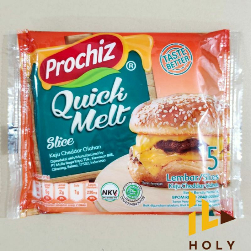 

Prochiz Quick Melt SLICE isi 5 Lembar / Keju Prochiz Quick Melt