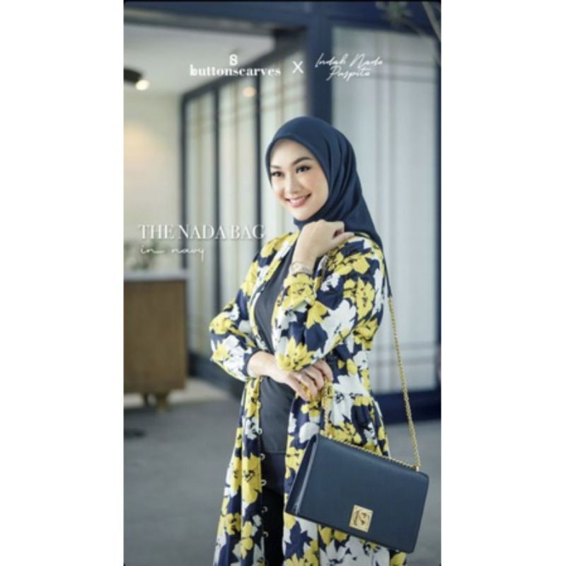 Buttonscarve Bag Nada Navy