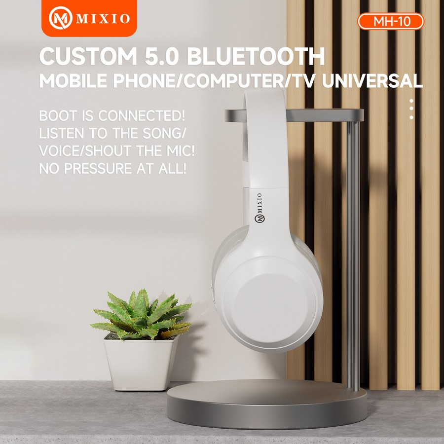 MIXIO MH-10 Headphone Bluetooth Wireless Headset Earphone 5.0