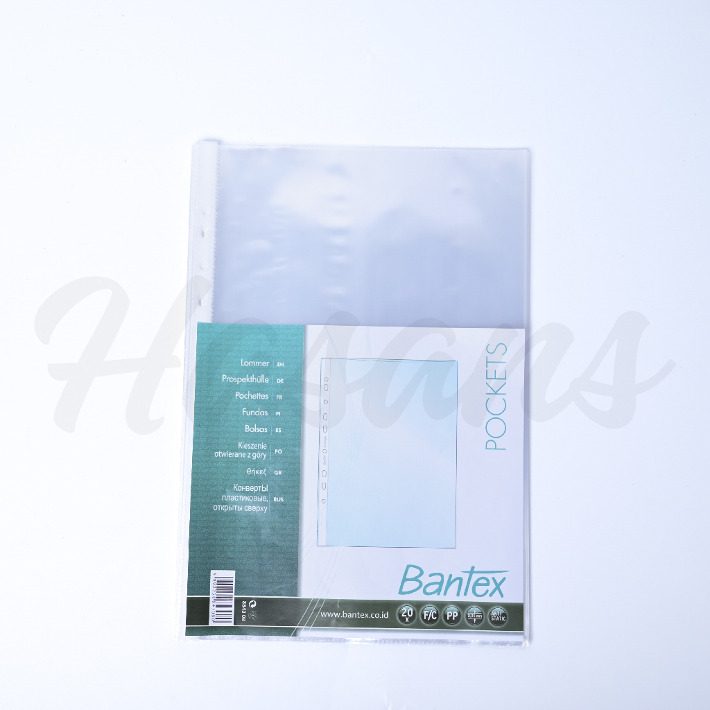 

[20 Pcs] Kantong Dokumen File Ordner Binder / Pockt W/Top Opening,20xFC 0.06mm-8843 @20