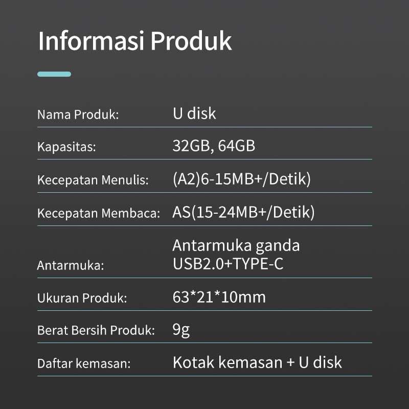 [HOT]BASIKE Flashdisk OTG Type C 128GB/256GB/64GB 240MBps High-Speed Reading for Komputer dan Ponsel-7