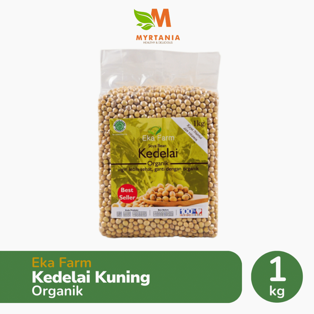 

KEDELAI KUNING ORGANIK 1KG VAKUM EKA FARM