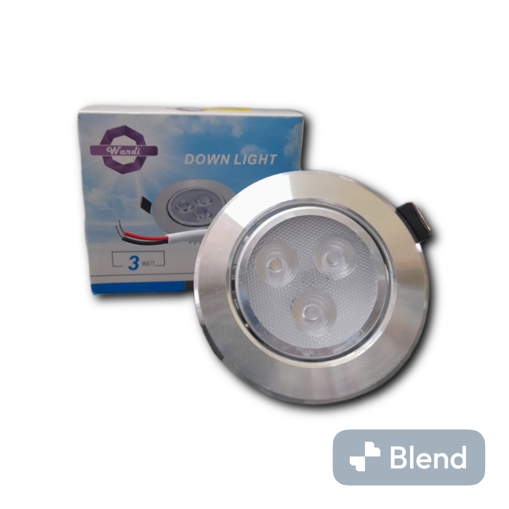 WANDI LAMPU DOWNLIGHT 3 MATA LED 3W