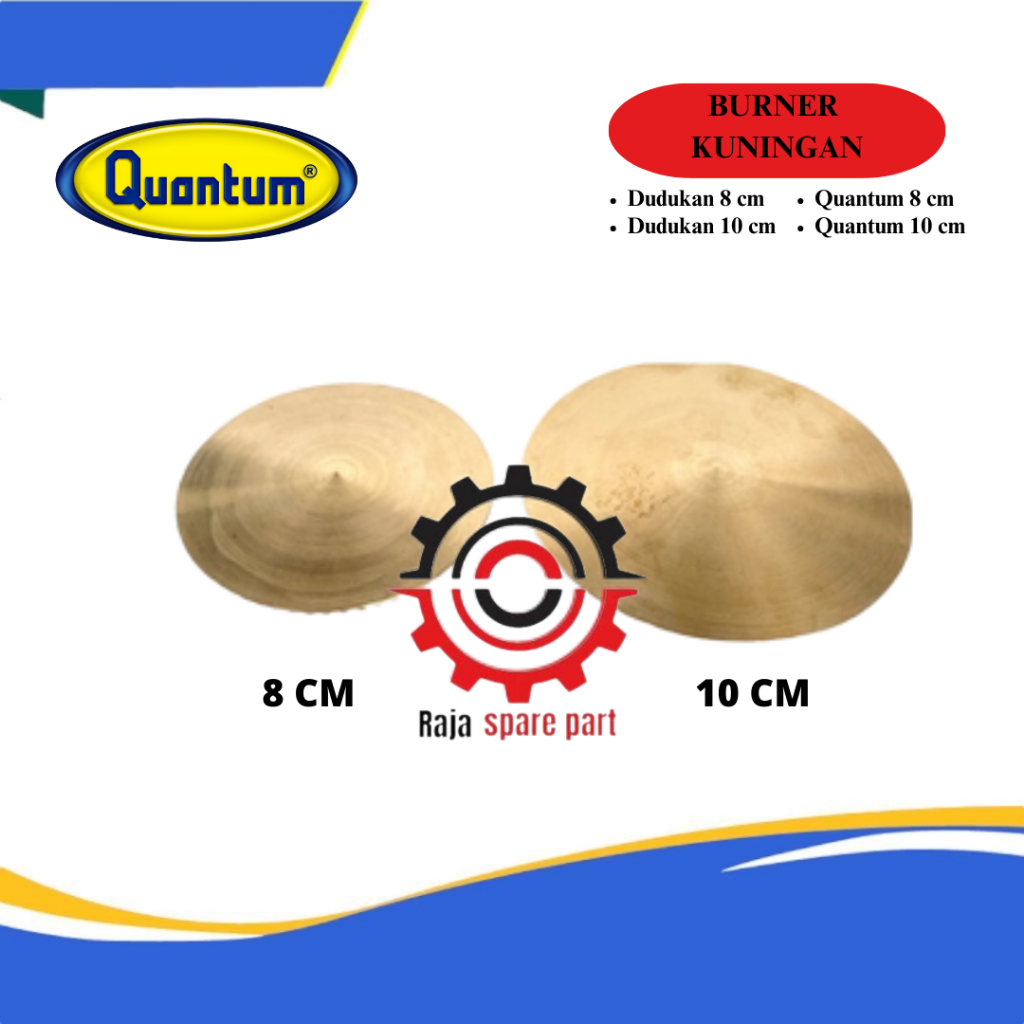 BURNER KUNINGAN KOMPOR GAS QUANTUM / BODI BURNER KOMPOR GAS