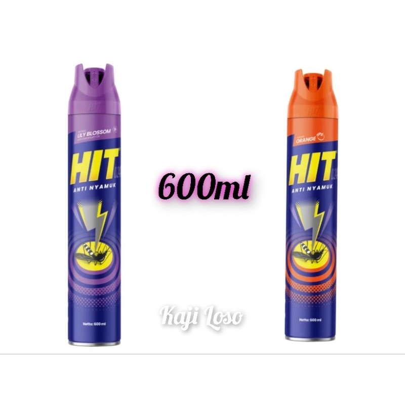 Hit Aerosol Orange 600ml / Obat Nyamuk / Obat Nyamuk Hit