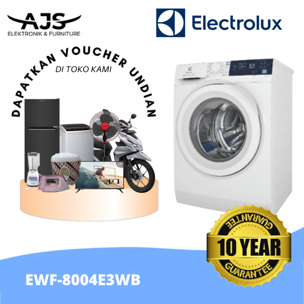 ELECTROLUX Mesin Cuci Front Loading Low Watt EWF8005EQWA