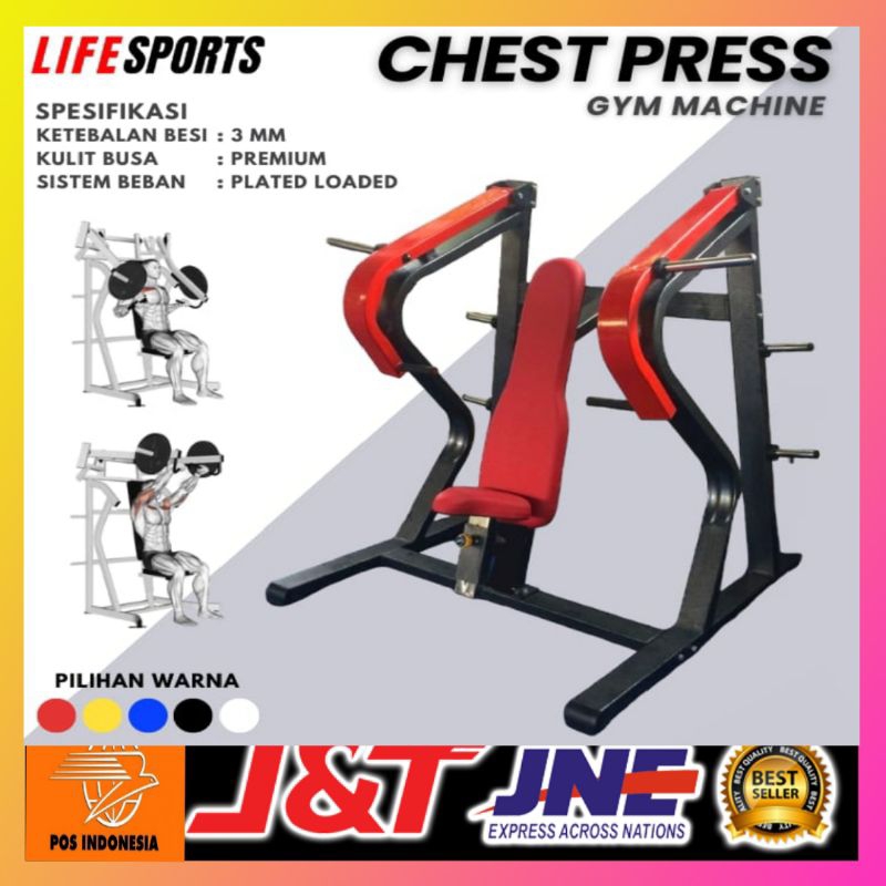 chest press(original)chest press-chest press machine-gym-fitnes-alat fitnes-fitness