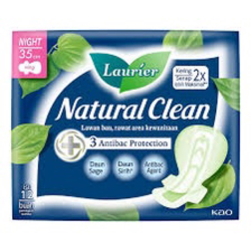 Laurier Natural Clean 35cm 12 Pads