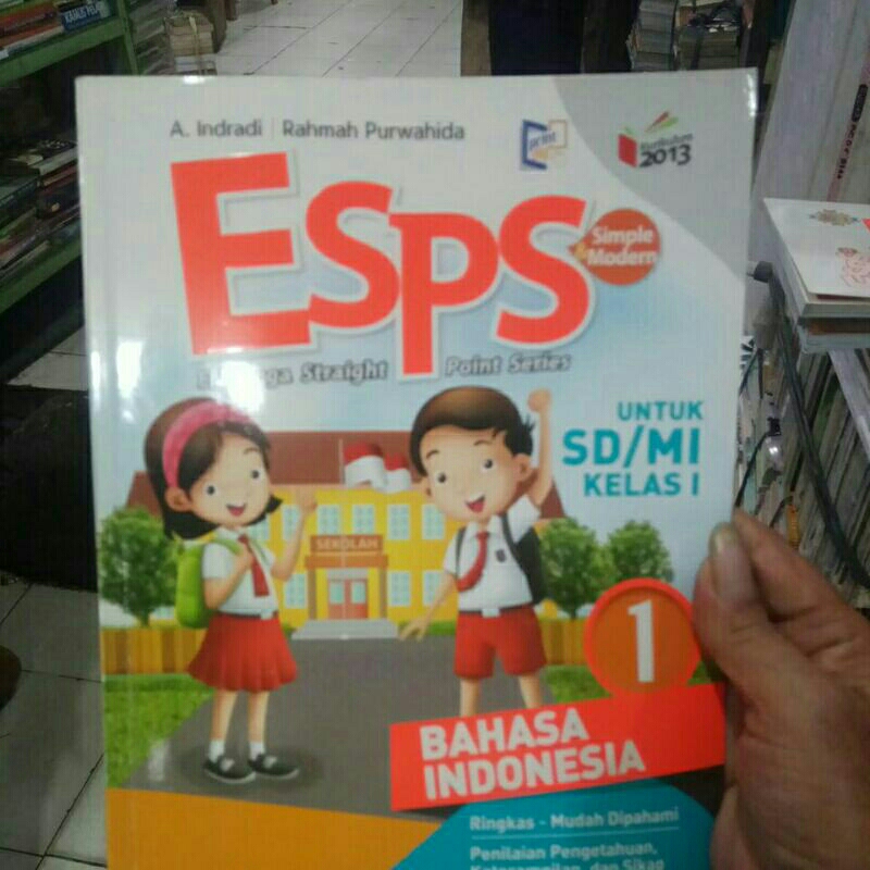 BUKU BEKAS ESPS BAHASA INDONESIA 1 SD KURIKULUM 2013 REVISI