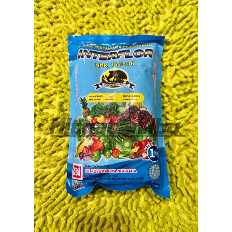 NPK 16 16 16 mutiara Interflor 1KG