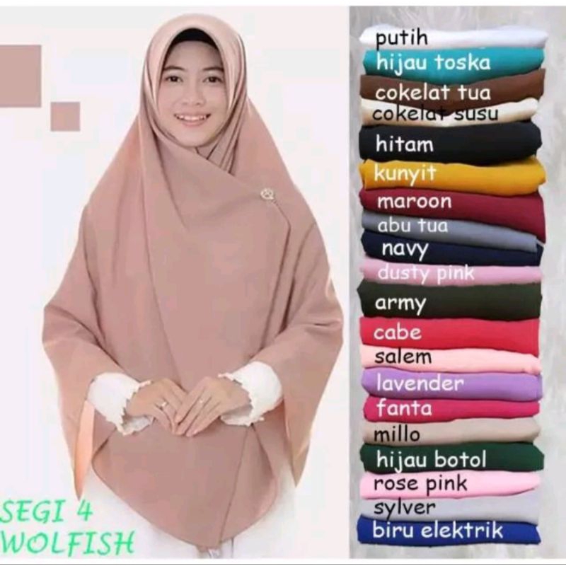 HIJAB SYARI JUMBO - WOLFIS / Hijab Premium