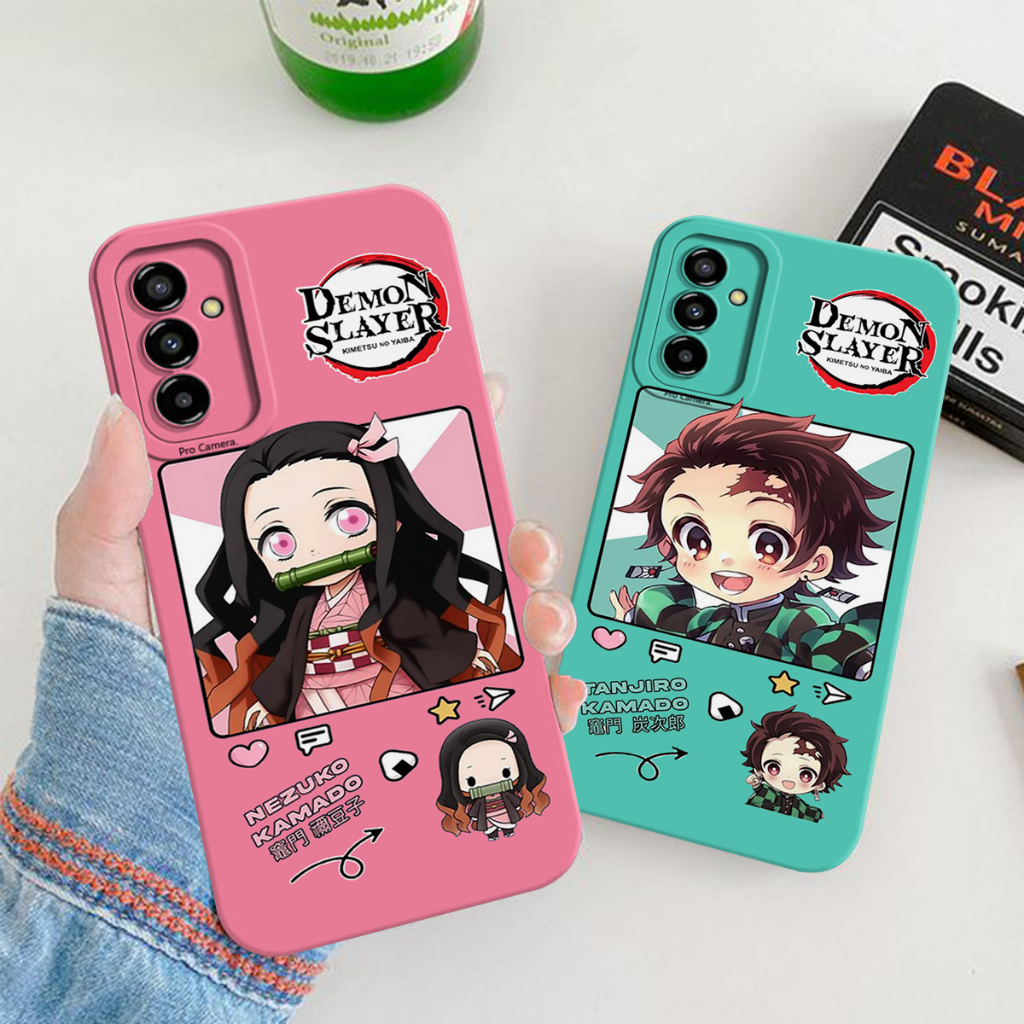 Softcase Samsung M14 5G 2023 Motif Anime Demon Slayer - Case kekinian - Case Terbaru - Case Hp - Cas