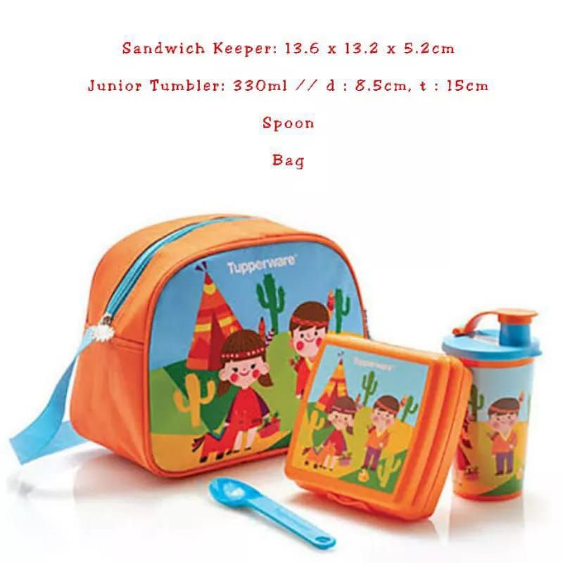 

Tupperware Kids Lunch Set Bekal Anak