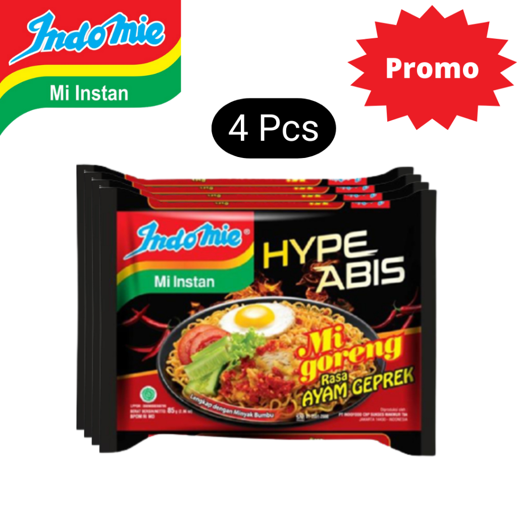 

Paket 4X Indomie Goreng Ayam Geprek