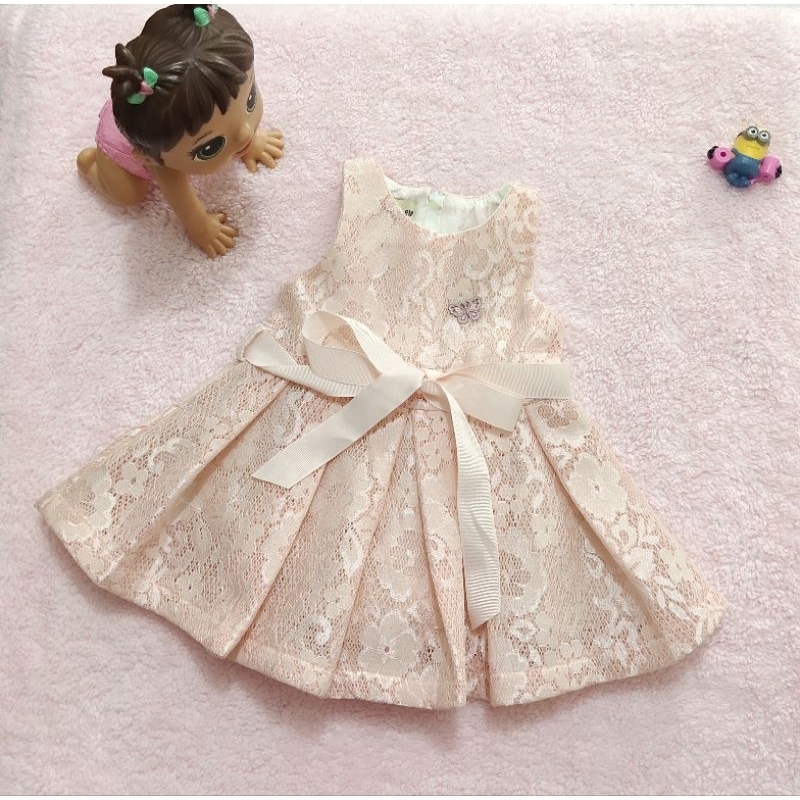 Prelove Dress Anak Moejoe / gaun anak perempuan /gaun pink