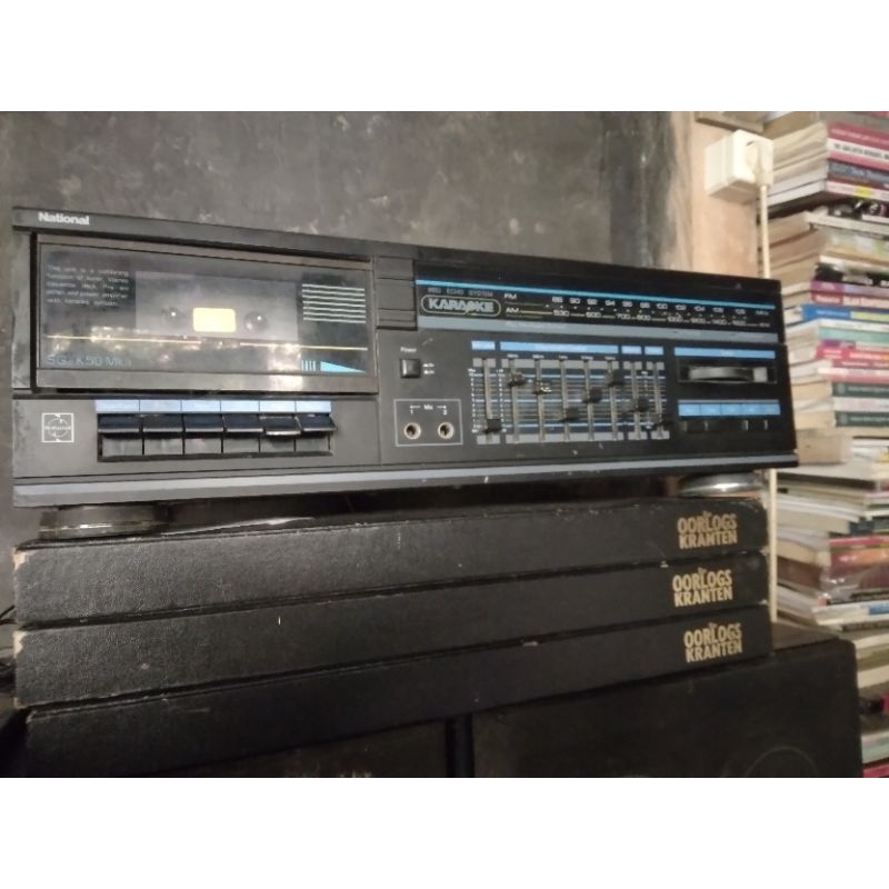 VINTAGE RADIO TAPE NATIONAL JADUL - TAPE DECK NATIONAL JADUL LAWAS ANTIK