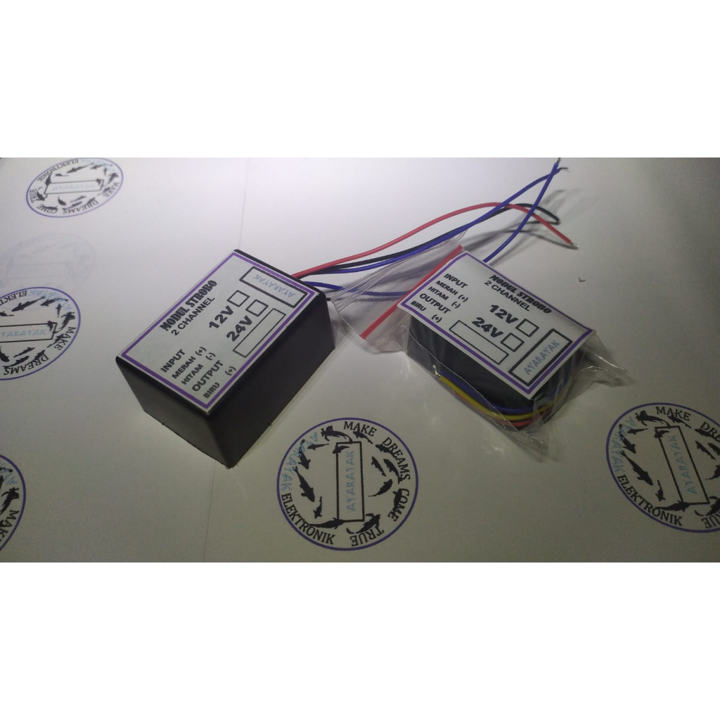 MODUL STROBO 2 CHANNEL 1MODE 12V-24V