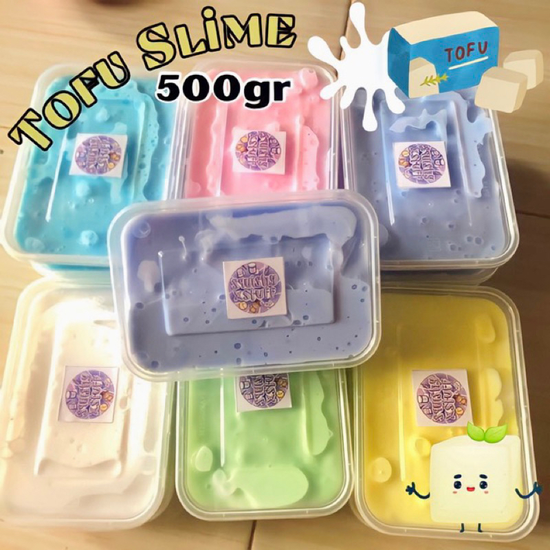 TOFU SLIME 500GR | SLIME MURAH