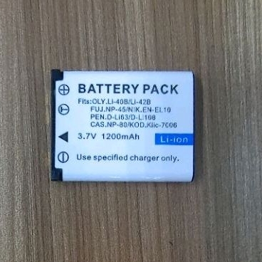 baterai/ battery olympus LI 42b/LI42B, mju840 x800 vr330 sp700 tg310