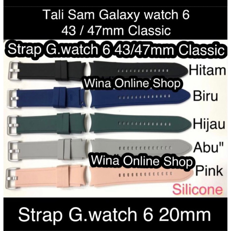 Tali watch 6 || Strap Samsung Galaxy watch 6 43mm/47mm Classic