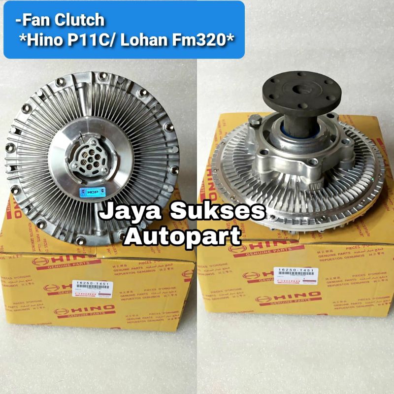 Fan clutch sarang tawon Hino P11C/Hino Lohan FM320 6250-1451 Original