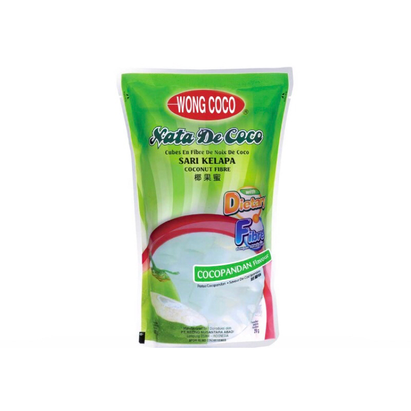 

Wong coco Nata de coco 360g sari kelapa cocopandan