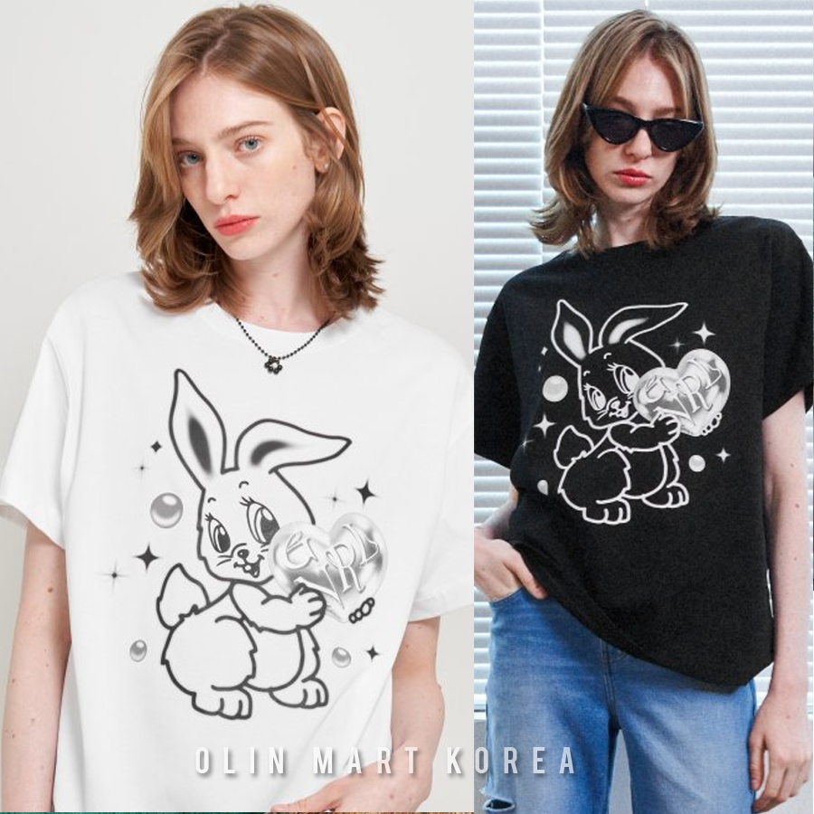 General Idea woman rabbit loose fit t-shirts