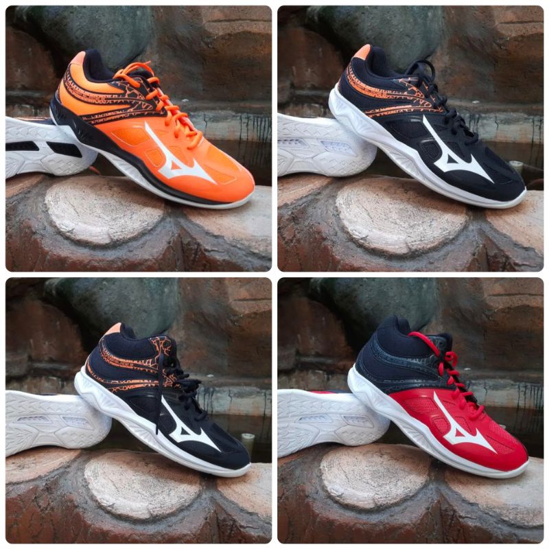 OBRAL ORIGINAL Mizuno Thunderblade 2 MID LOW Sepatu voli asli volley ori thunder blade