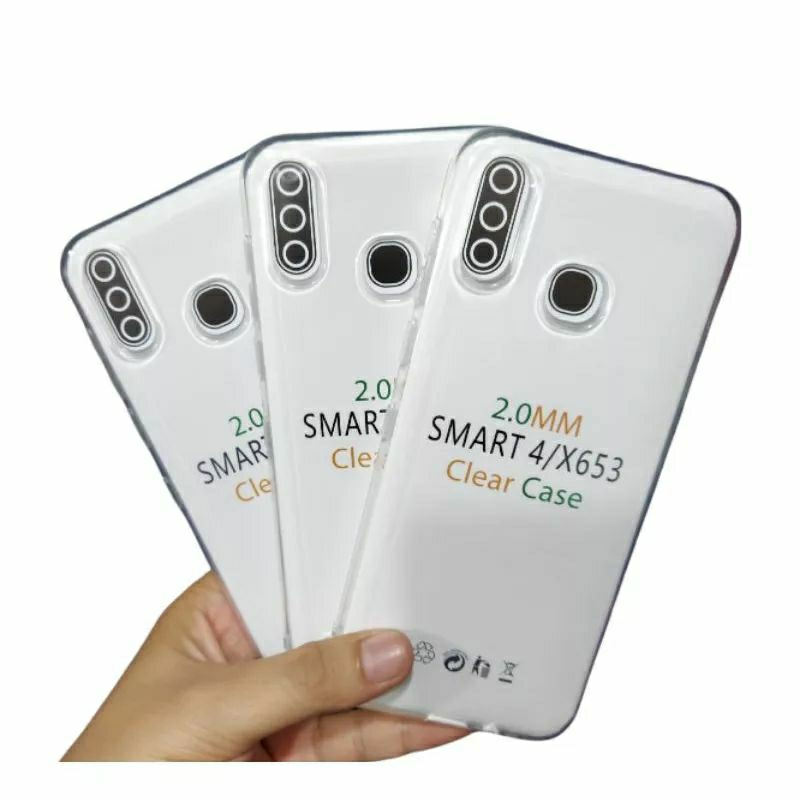 Soft case  INFINIX SMART 4 Case infinix Smart 4 Case Slicon Bening Transparan hp Infinix Smart 4 Pel