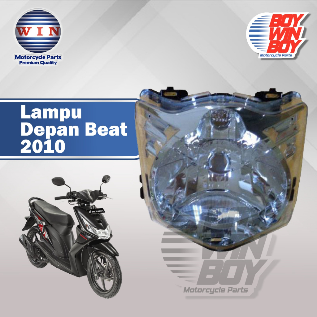 LAMPU DEPAN 1 SET PLUS REFLEKTOR UNIT HONDA BEAT 2010