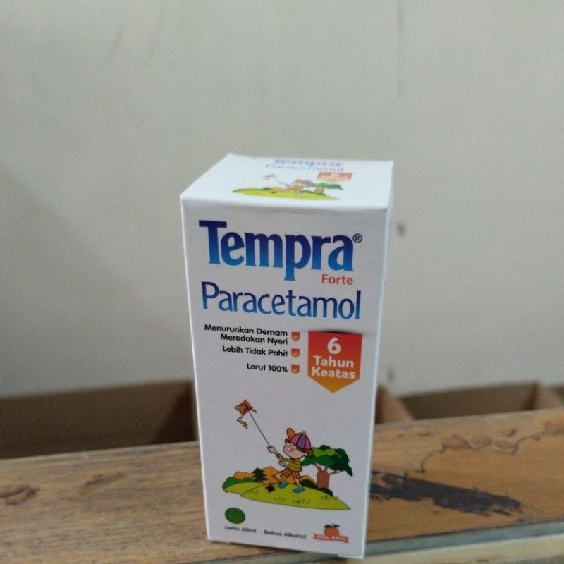 Tempra Forte Sirup 60ml Anggur Strawberry Jeruk Bubble gum/ Menurunkan Demam Dan Nyeri