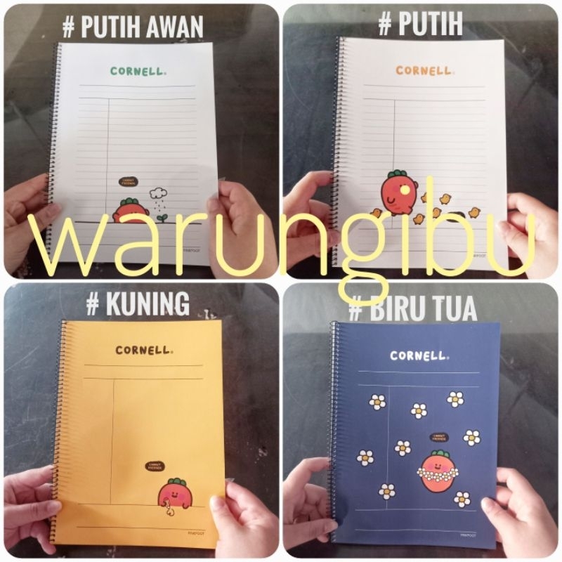 

Spiral Ruled Cornell Notebook Buku Tulis Catatan Kuliah Garis Pinggir