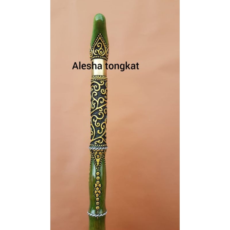 tongkat jalan ukiran khas palembang/ tongkat Habib Umar/habib omar/ tongkat kayu ukir/ tongkat jalan