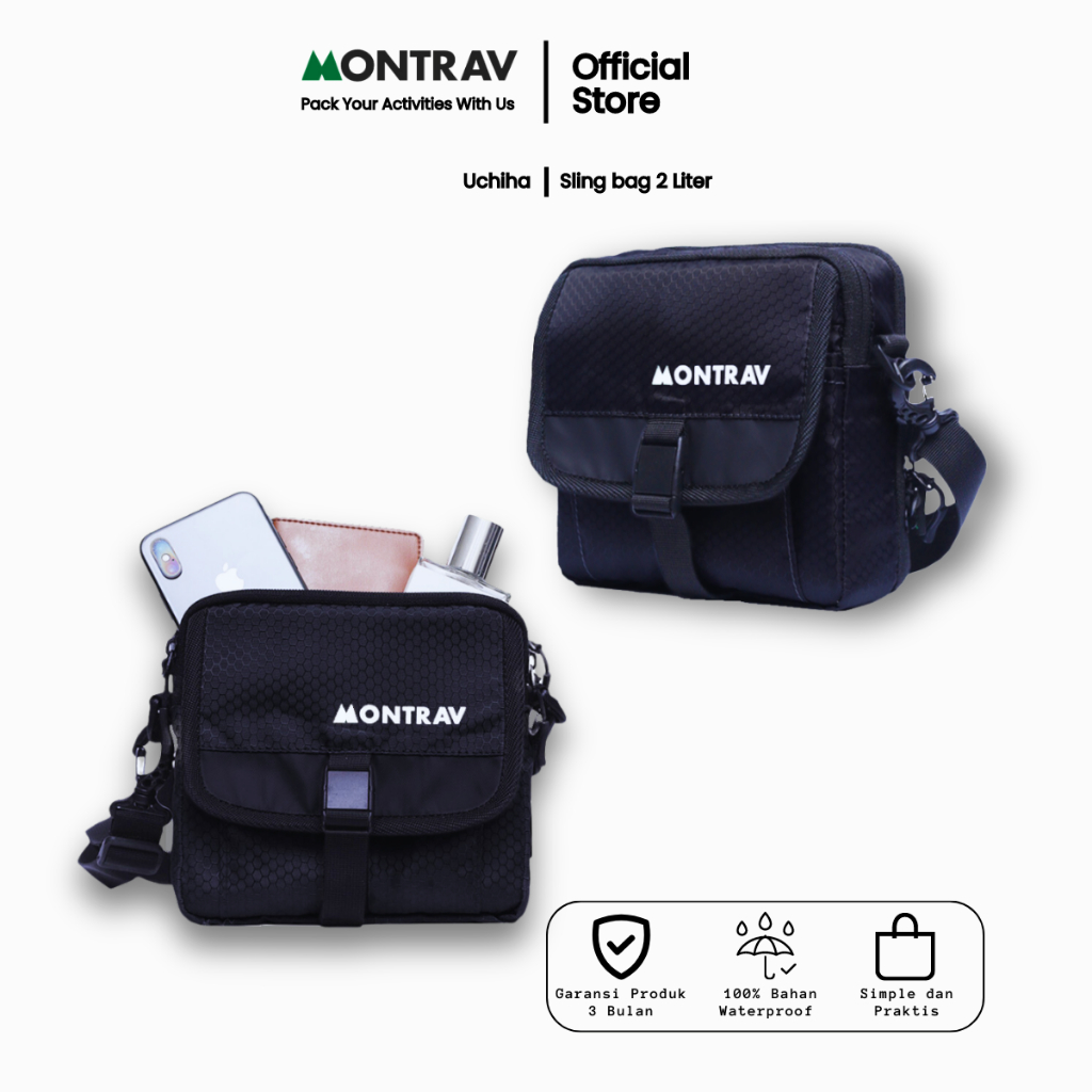 MONTRAV - Tas selempang - Sling Bag - Uchiha